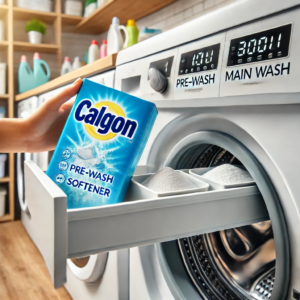 in welches Fach der Waschmaschine Calgon richtig