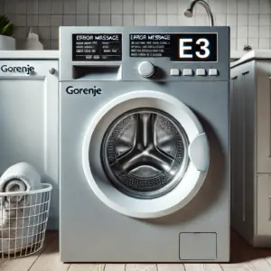 Fehlermeldung E3 auf der Gorenje Waschmaschine